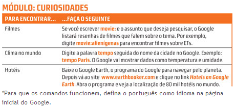 dicas google - curiosidades